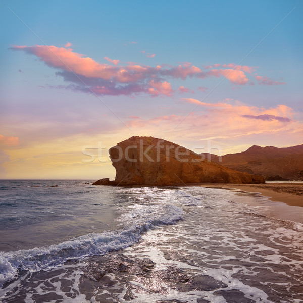 Almeria Playa del Monsul beach Cabo de Gata Stock photo © lunamarina