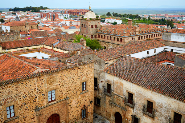 Caceres monumental city Extremadura Spain Stock photo © lunamarina