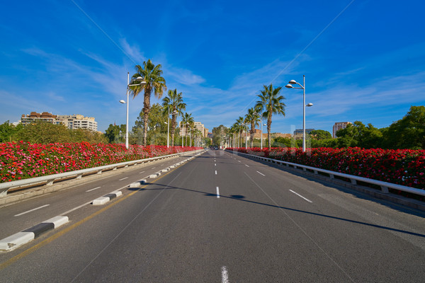 Stock photo: Valencia Puente de las Flores flowers bridge