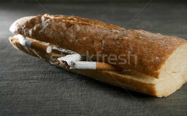 tobacco bread sandwich menu Stock photo © lunamarina