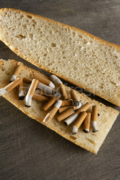 tobacco bread sandwich menu Stock photo © lunamarina