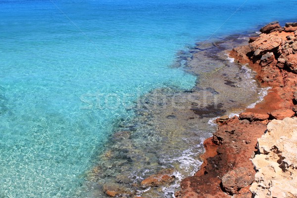 Formentera Cala Saona mediterranean best beaches Stock photo © lunamarina