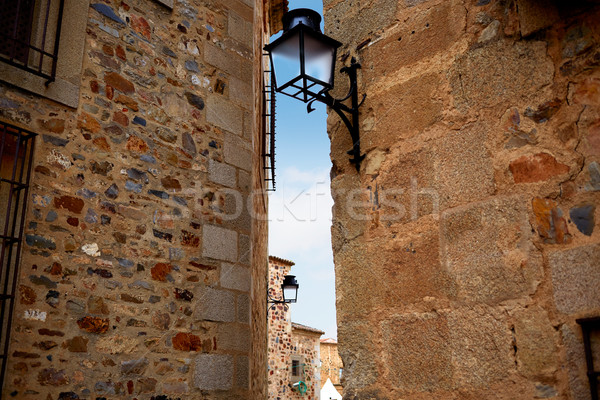 Caceres monumental city in Extremadura Stock photo © lunamarina