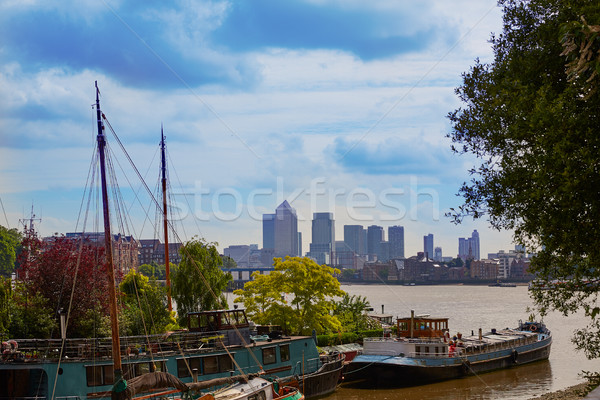 [[stock_photo]]: Londres · thames · rivière · bateaux · Angleterre · ville