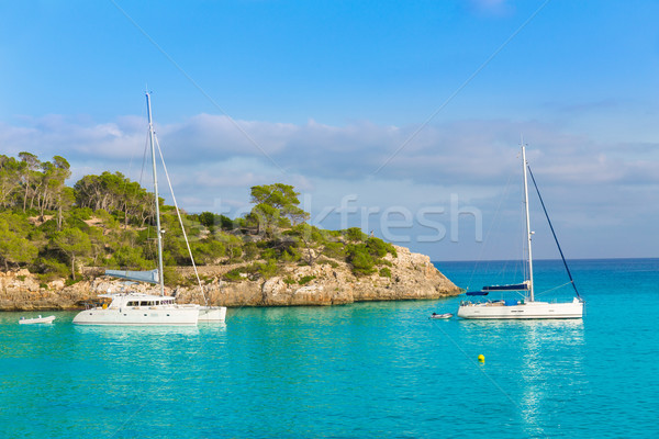 Majorca sAmarador beach Amarador in Mondrago Stock photo © lunamarina