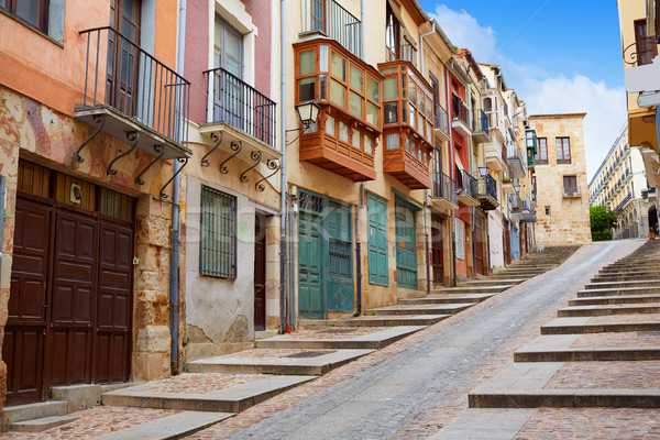 Zamora street Balboraz in Spain Via de la Plata  Stock photo © lunamarina