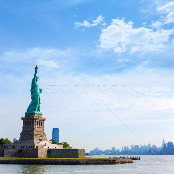 Stock fotó: Szobor · hörcsög · New · York · Manhattan · USA · építészet