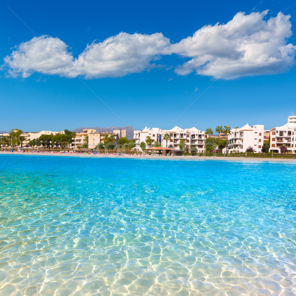 Foto stock: Praia · mallorca · Espanha · nuvens · natureza