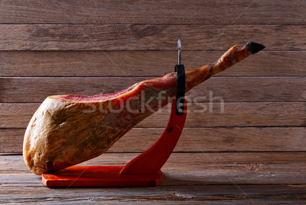 Iberian ham pata negra from Spain Stock photo © lunamarina