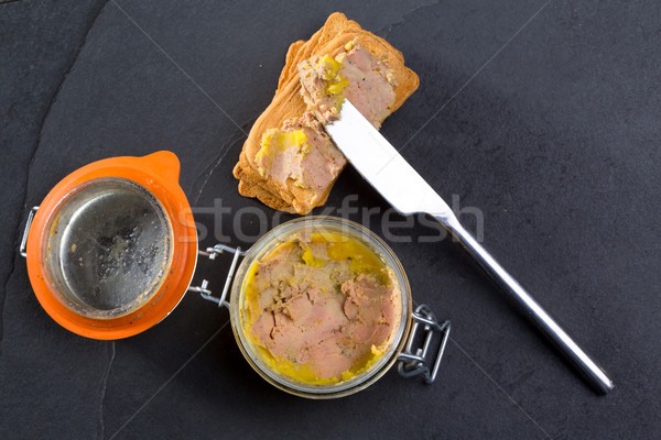 Canard Foie gras Pate made of the liver of a duck Stock photo © lunamarina