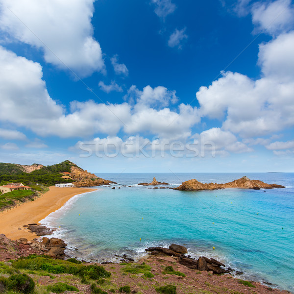 Cala Pregonda in Menorca at Balearic islands Stock photo © lunamarina