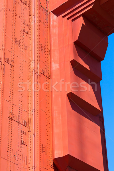 Golden Gate Bridge dettagli San Francisco California USA cielo Foto d'archivio © lunamarina