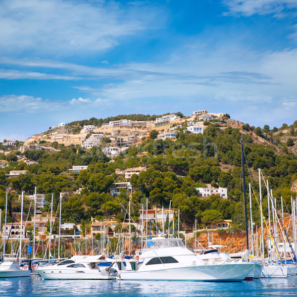 Foto stock: Puerto · marina · vacaciones · destino · buena · playa