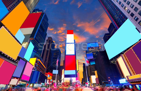 Times Square Manhattan Nueva York todo negocios Foto stock © lunamarina