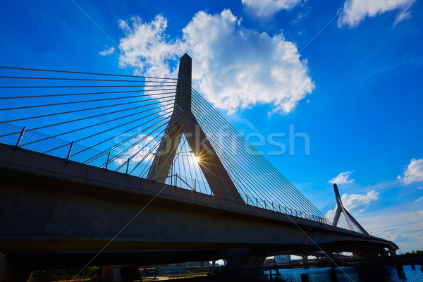 Boston Zakim bridge in Bunker Hill Massachusetts Stock photo © lunamarina