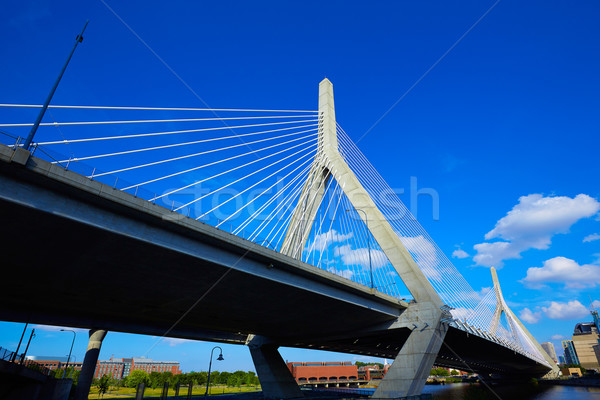 Boston Zakim bridge in Bunker Hill Massachusetts Stock photo © lunamarina