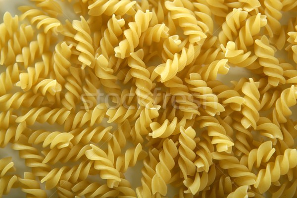 Italian spiral pasta texture Stock photo © lunamarina