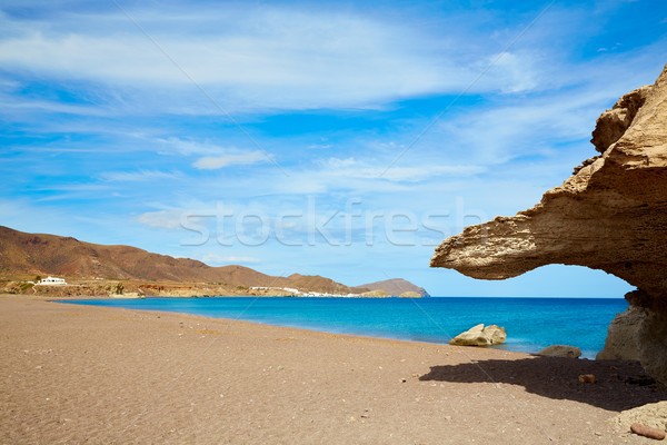 Almeria Cabo de Gata Playa del Arco arch beach Stock photo © lunamarina