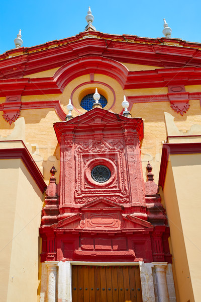 Triana barrio in Seville Santa Ana church spain Stock photo © lunamarina