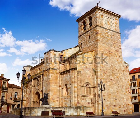 Biserică Santiago Spania la mod arhitectură Imagine de stoc © lunamarina