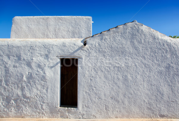 Ibiza Santa Agnes whitewashed houses Stock photo © lunamarina