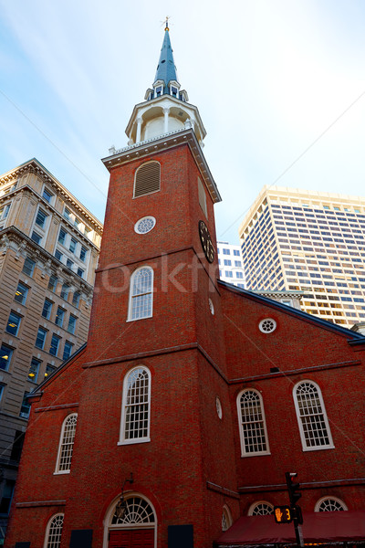 Boston oude zuiden vergadering huis Massachusetts Stockfoto © lunamarina
