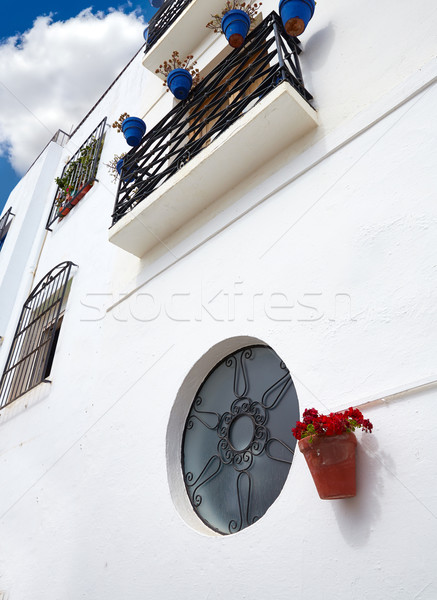 Mojacar Almeria white Mediterranean village Spain Stock photo © lunamarina