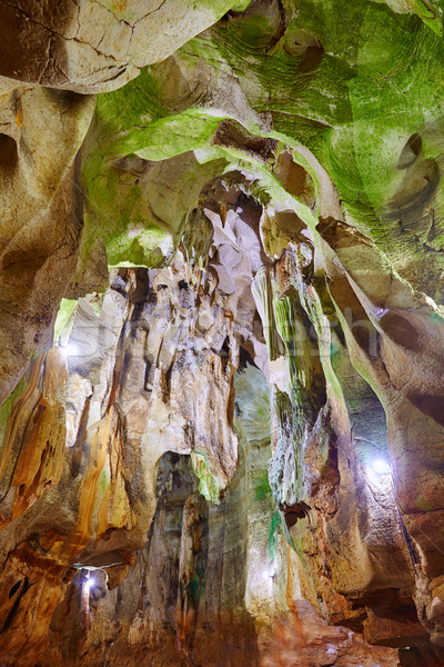 Benidoleig Cueva Calaveras cavern in Alicante Stock photo © lunamarina