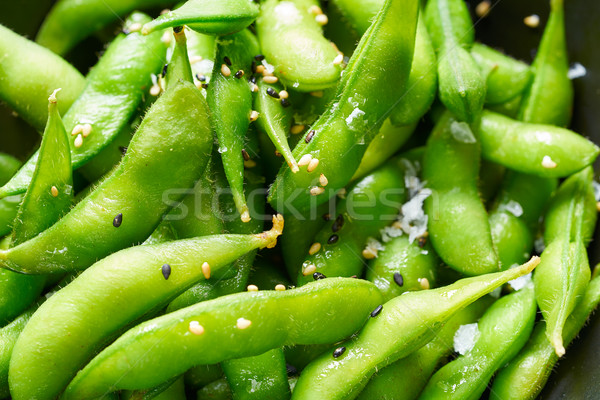 Edamame fresh soya beans close-up macro Stock photo © lunamarina