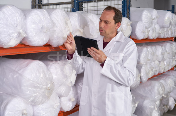 warehouse supervisor man in fashion factory Stock photo © lunamarina