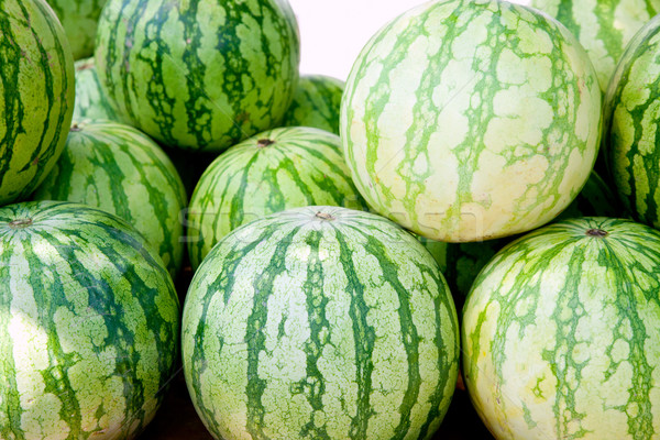 Foto stock: Semillas · menos · sandía · mercado · verde · frutas