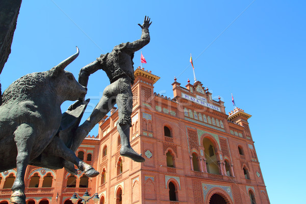 Stock fotó: Madrid · monumentális · gyűrű · bika · kultúra · ősi