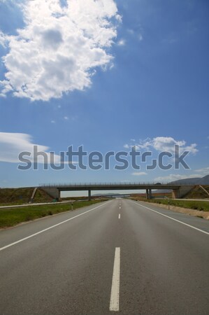 Pont route horizon perspectives vue [[stock_photo]] © lunamarina