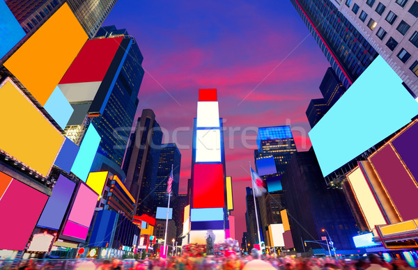 Times Square Manhattan Nueva York todo negocios Foto stock © lunamarina