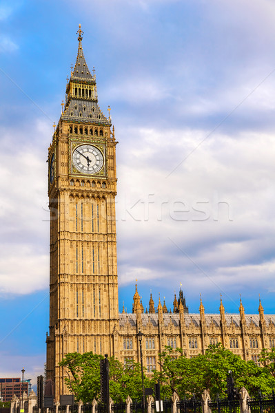Big Ben Clock Tower in London England Stock photo © lunamarina