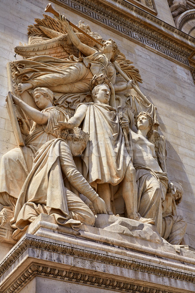 Stock photo: Arc de Triomphe in Paris Arch of Triumph