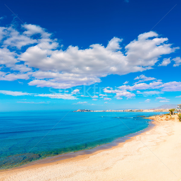 Mazarron beach in Murcia Spain at Mediterranean Stock photo © lunamarina