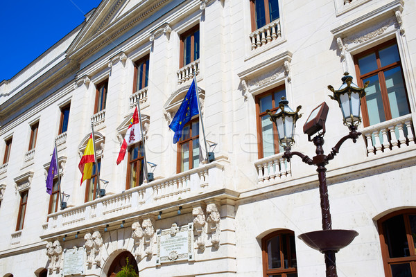 Burgos downtown buildings in Castilla Spain Stock photo © lunamarina