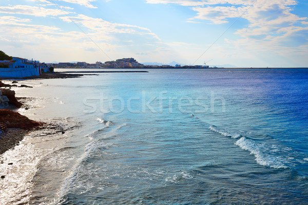 Stock photo: Denia beach Las Rotas in summer at Alicante