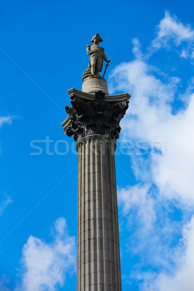 London Trafalgar Square Nelson column Stock photo © lunamarina