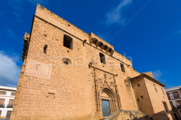 Javea Xabia Sant Bertomeu church Alicante Spain Stock photo © lunamarina