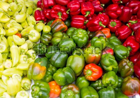 chili habanero hottest pepper in Mexico pattern Stock photo © lunamarina