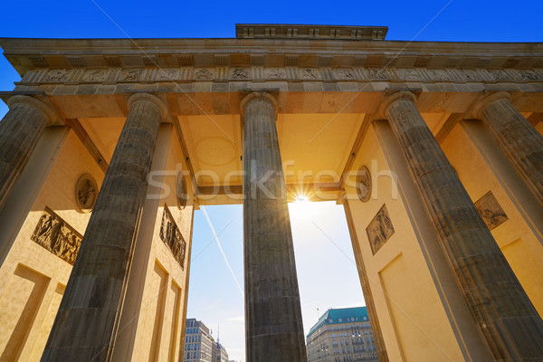 Berlin Brandenburg Gate Brandenburger Tor Stock photo © lunamarina