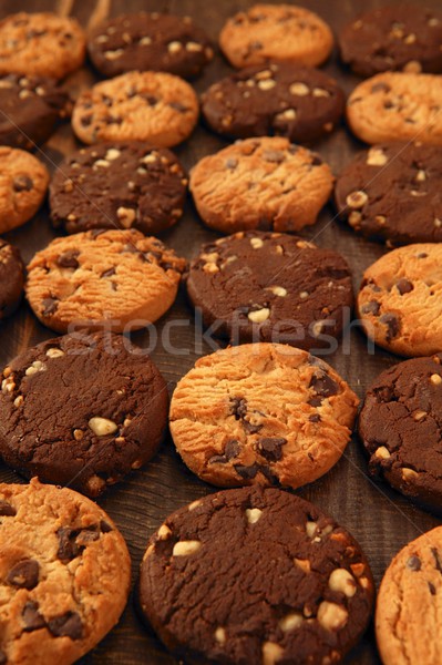 Сток-фото: шоколадом · Cookie · Печенье · сетке