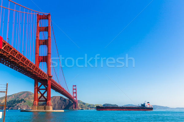 Golden Gate Bridge San Francisco from Presidio California Stock photo © lunamarina