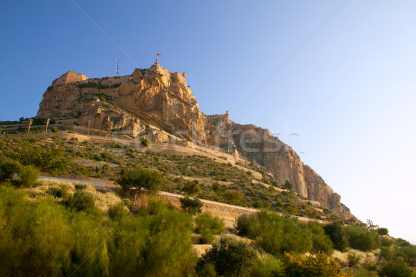 Alicante Santa Barbara Castle in Spain Stock photo © lunamarina