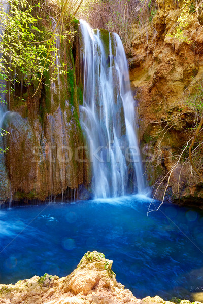 Canete waterfalls in Cuenca at Spain Stock photo © lunamarina