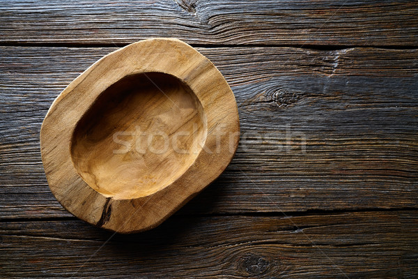 Foto stock: Manual · prato · tigela · mesa · de · madeira · textura