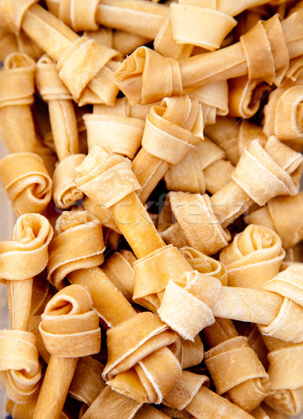 artificial dog bones with two knots Stock photo © lunamarina