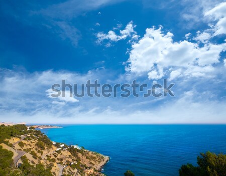 Ibiza Es Cubells Mediterranean view in san Jose Stock photo © lunamarina